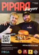 Ēd burgerus un ziedo!